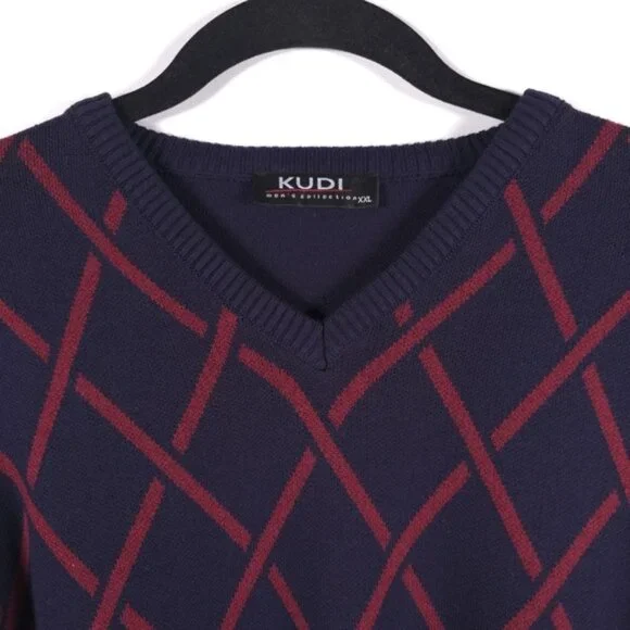 KUDI Men’s Collection POLAND MADE Pullover Sweater Cotton/Acrylic 9513 Size XXL